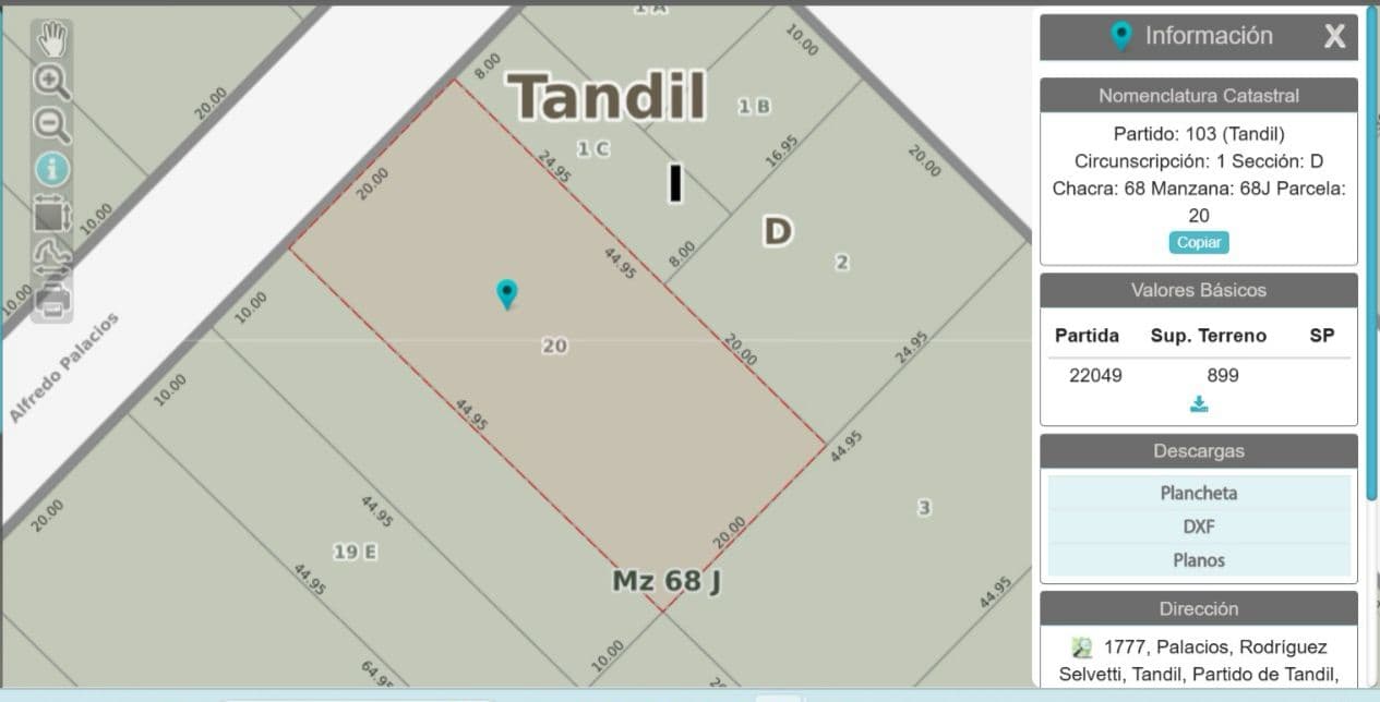 Imagen de Palacios 1700, Tandil